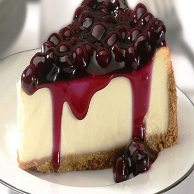 CHEESE CAKE ΨΗΜΕΝΟ ΜΕ ΒΥΣΣΙΝΟ 600gr