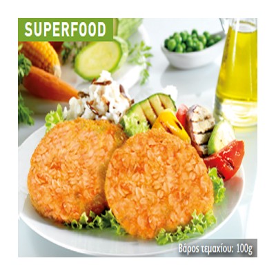 Crispy μπιφτέκι λαχανικών 100gr