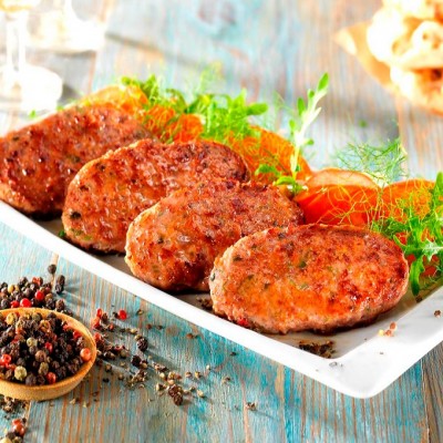 Μπιφτέκια με Φρέσκο Μοσχάρι (medi burger) 60gr (100τμχ)