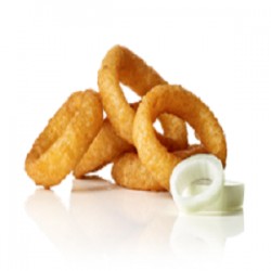 Ροδέλες Κρεμμυδιού (Breaded Onion Rings) 1kg