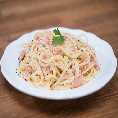 ΣΠΑΓΓΕΤΙ ΜΕ ΣΑΛΤΣΑ CARBONARA (2x1,8kg)